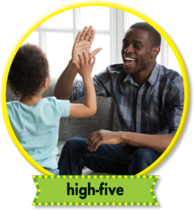 high five