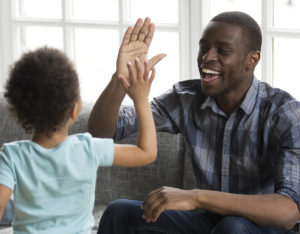 family handshake