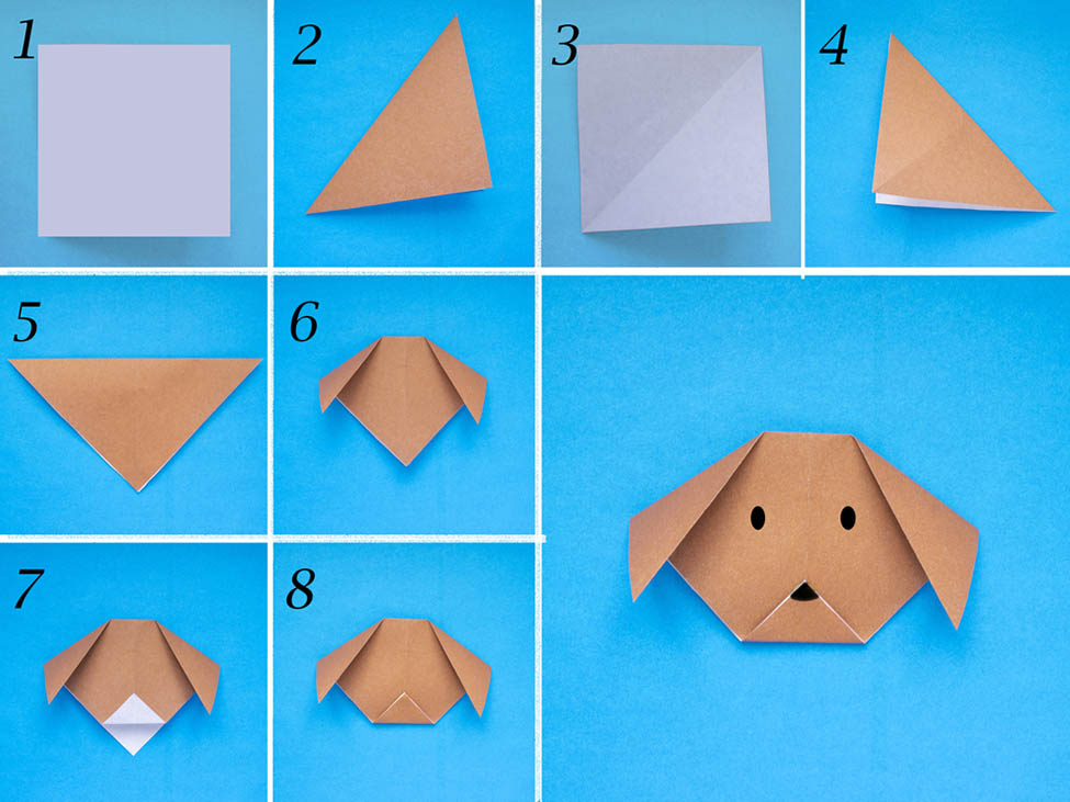 origami dog