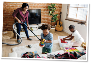 family cleaning