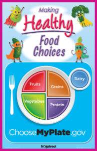 Healthy food poster