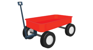 red wagon