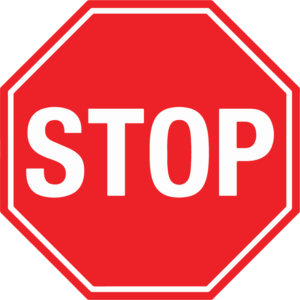 STOP sign