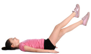 scissor-breathing leg excerise