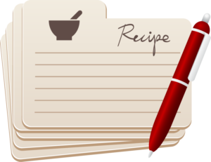 recipe card