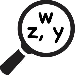 w, z, y