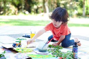 Outdoor art activity