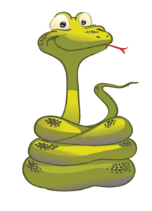 cartoon snake